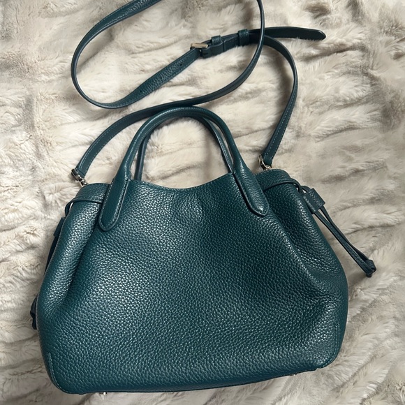 Kate Spade Dark Green Leather Dumpling - Picture 3 of 5